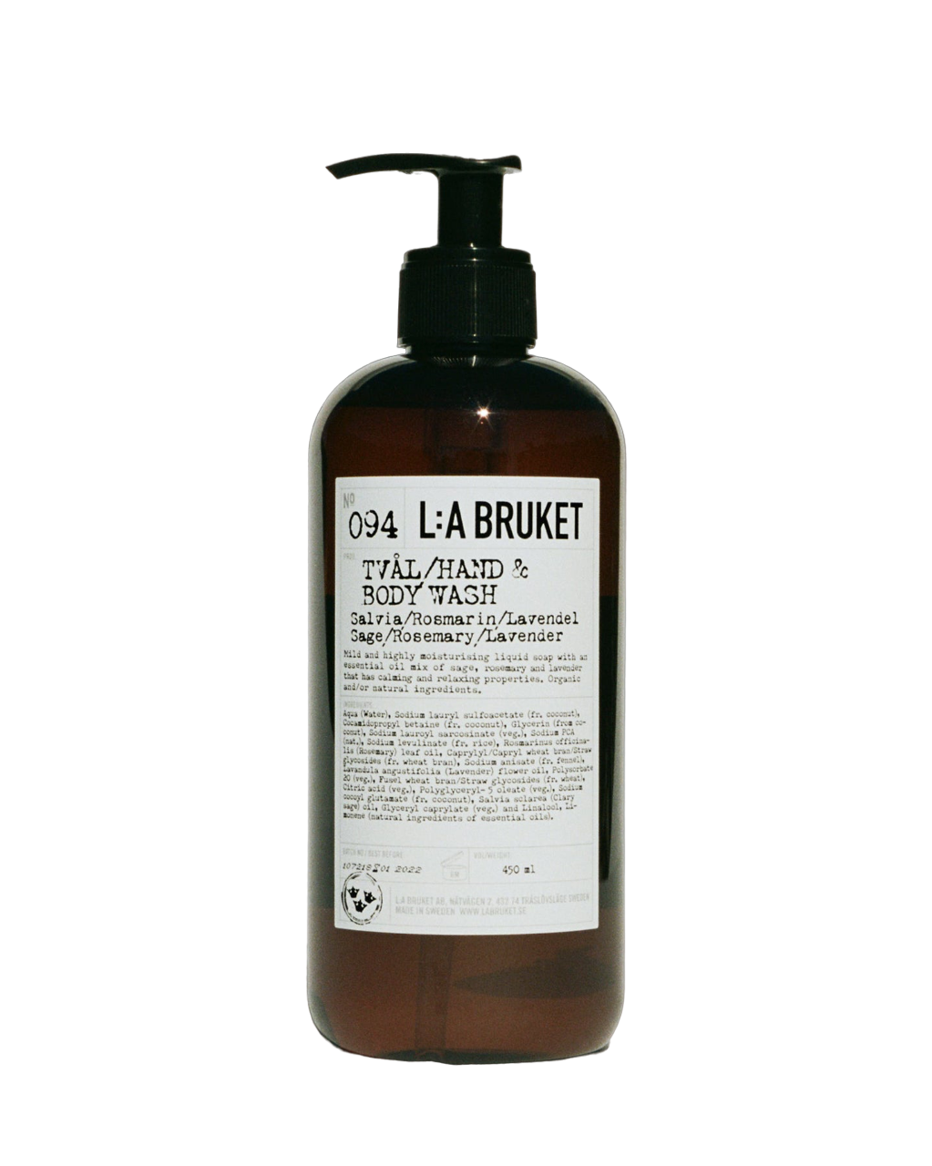 SAGE/ROSEMARY/LAVANDER HAND & BODY WASH