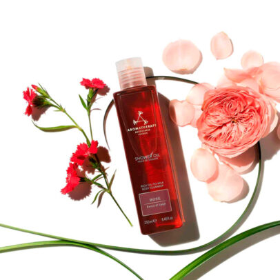rose rosa shower oil arom atherapy comprar barcelona tienda cosmetica natural